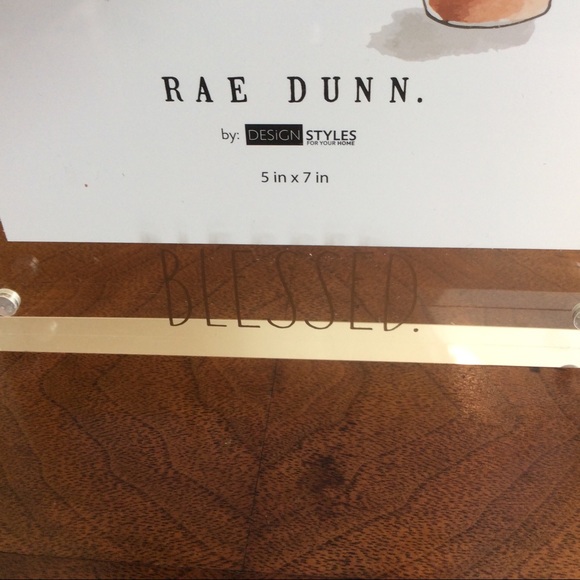 Rae Dunn BLESSED Clear Acrylic Magnetic Frame - Picture 3 of 6